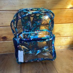 Vera Bradley clear backpack